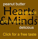 Hearts & Minds peanut butter with olive oil